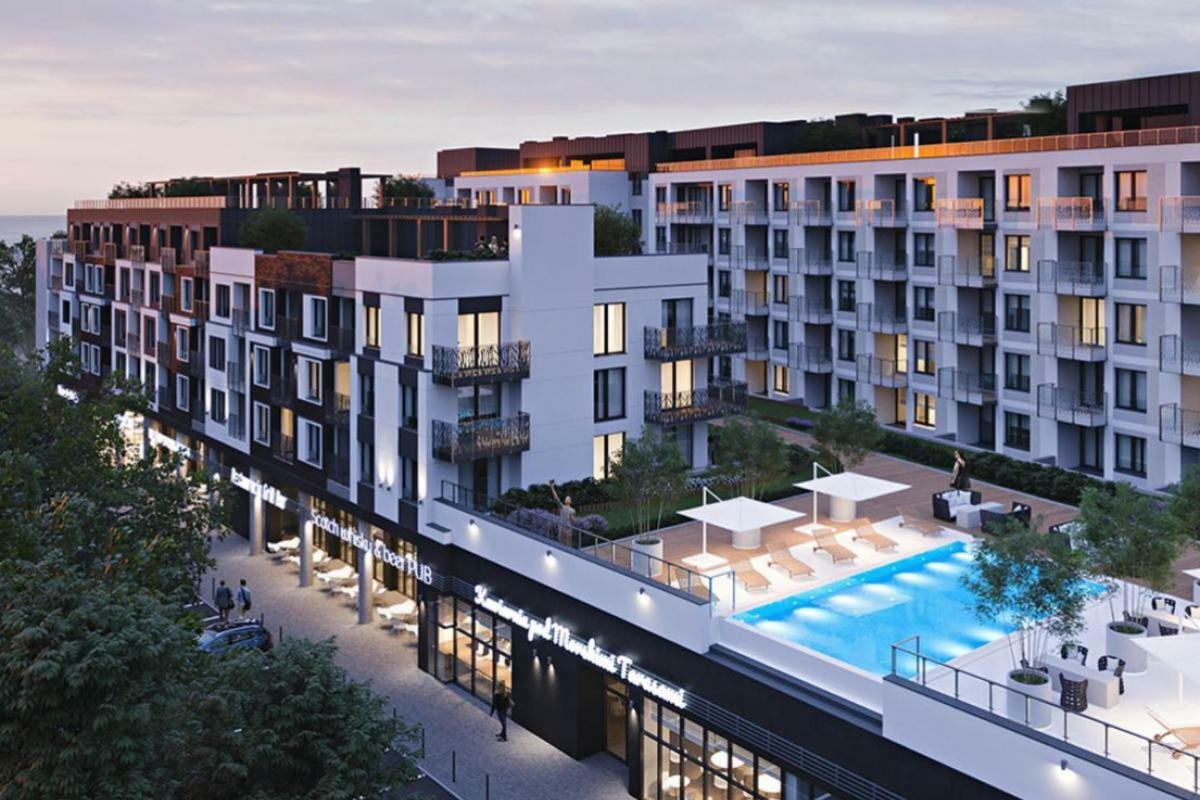 Apartament Z Wellness Nadmorskie Tarasy Kołobrzeg Eksteriør billede